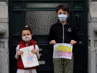 ماریه بلنیسی، ساله ساله و پائولو بلنیسی 9 ساله از بروکسل- عکاس، جوانا گرن